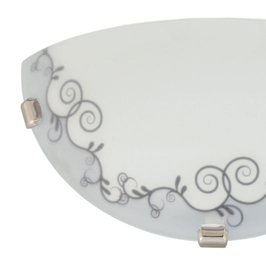 Aplica Cezar, 1 x E27, alb, clasic