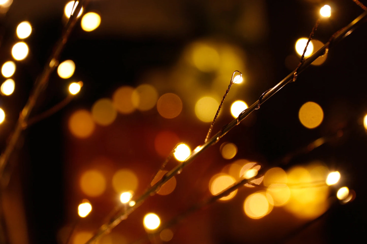 Copac decoratiune 192 microLED-uri cu lumina calda, 150 cm, alimentare priza