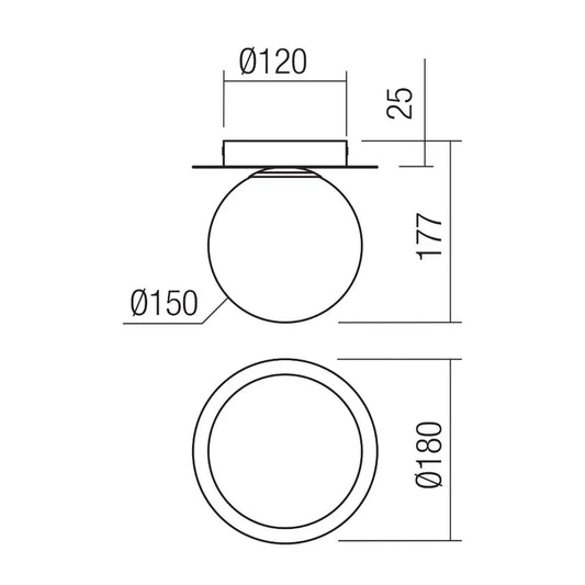 Plafoniera Haiku, 1 x E14, alama + alb, modern