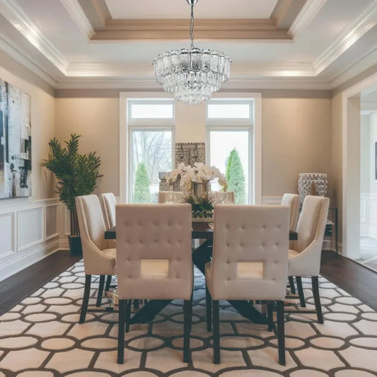 Candelabru Glamour, 10 x E14, crom, clasic