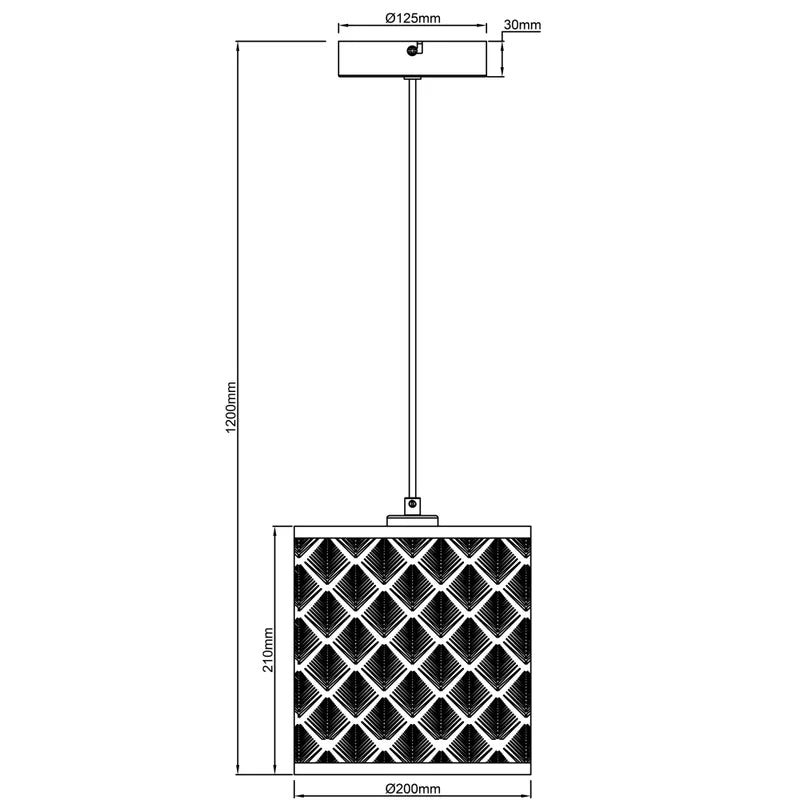 Pendul Galati, 1 x E27, D 20 cm, auriu