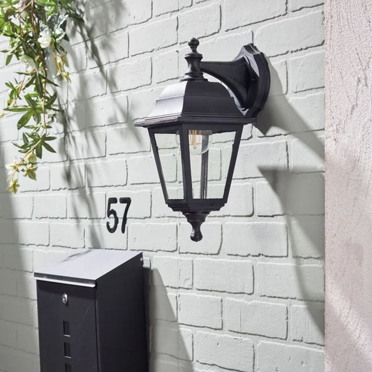 Aplica exterior Sima, 1 x E27, 25 W, IP44, negru