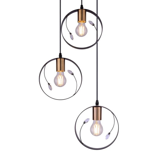 Pendul Vigo, 3 x E27, 60W, negru