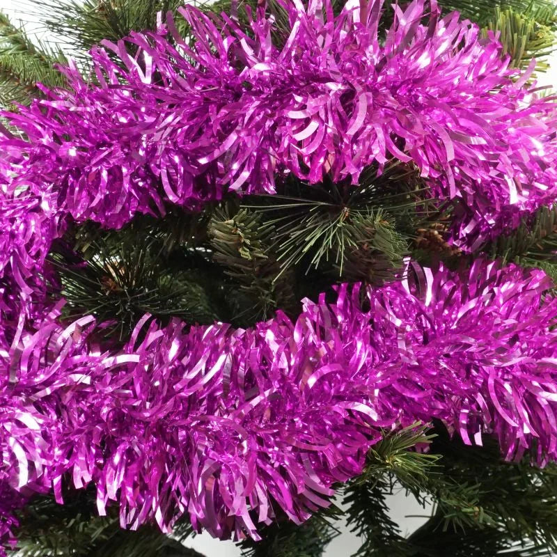 Beteala brad ondulata, PVC, Ø 10 cm, lungime 2 m, roz