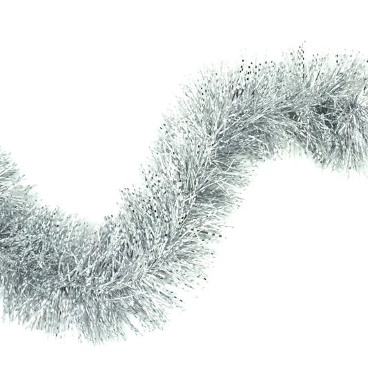 Beteala brad, PVC, Ø 10 cm, lungime 2 m, argintiu