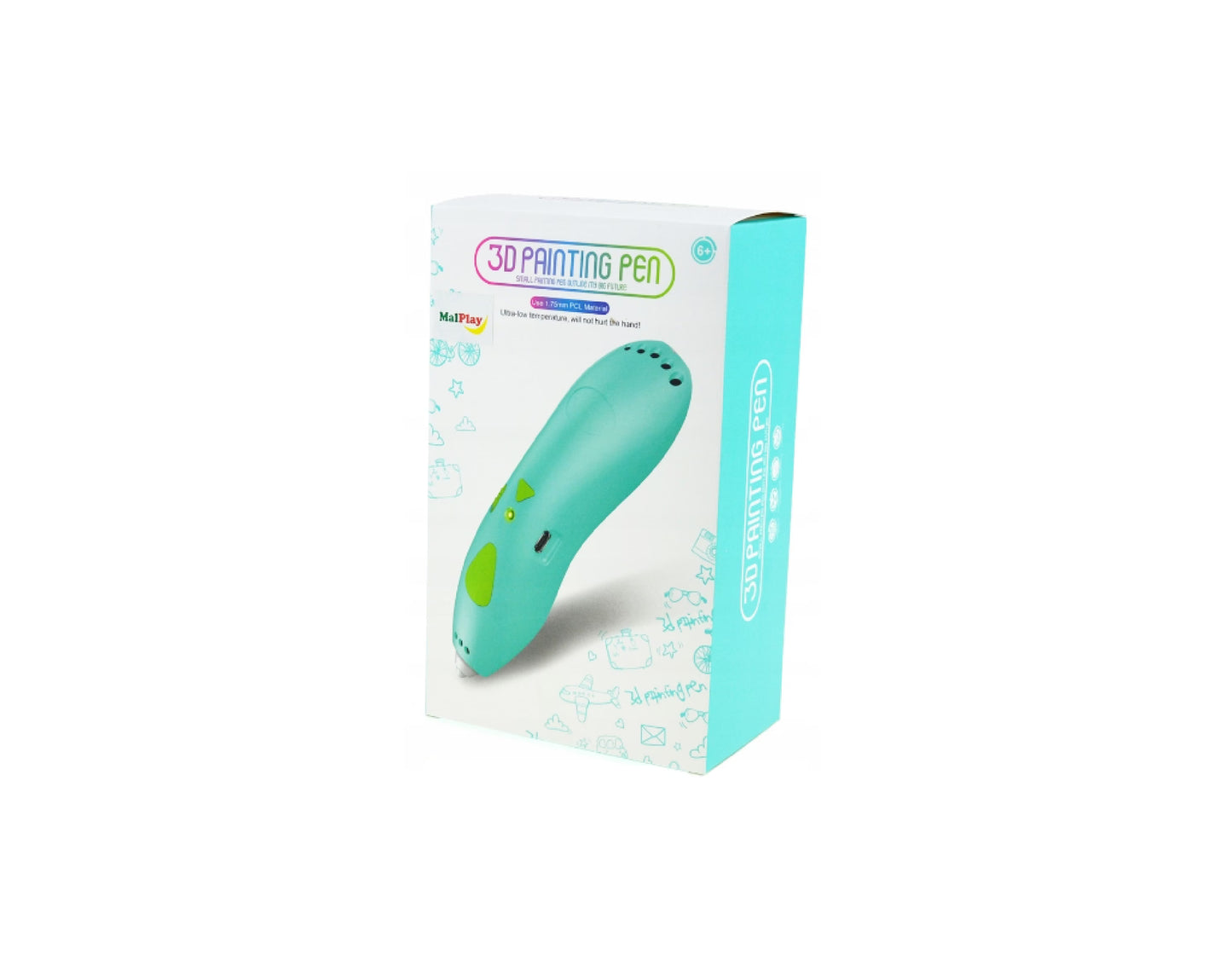 Pix 3D, 2 culori, rezerve incluse, MalPlay