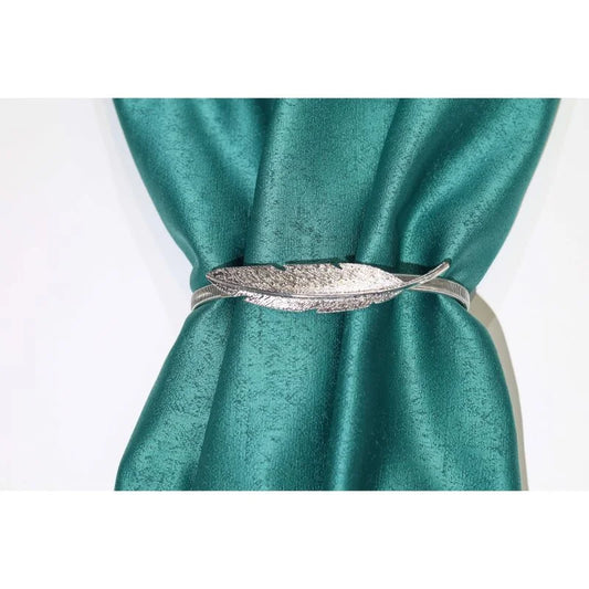 Legatoare perdea metal Naiada, argintiu