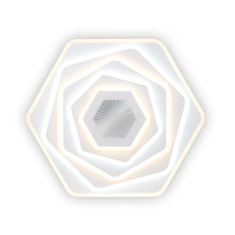 Plafoniera LED Infinity, 112 W, CCT, alb, cu telecomanda