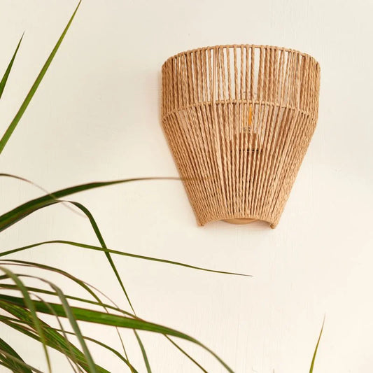 Aplica Mikona, 1 x E14, H 20 cm, franghie, IP20