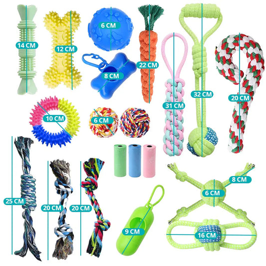 Set de 20 jucarii pentru caini
