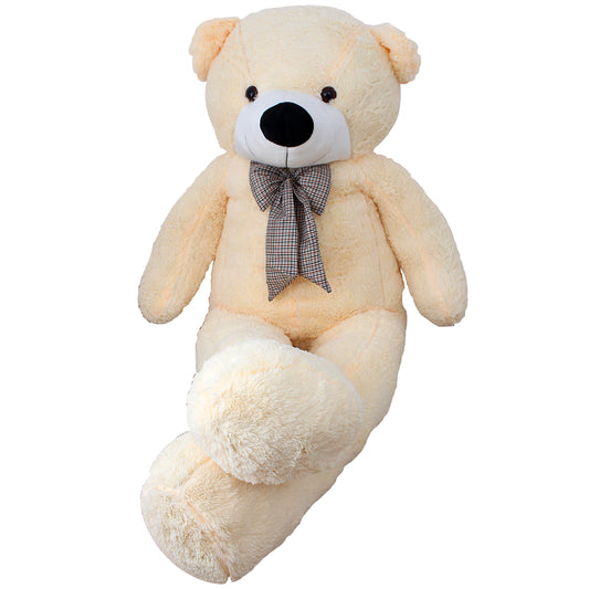 Jucarie de plus, Urs gigant, Inaltime 180 cm, Crem
