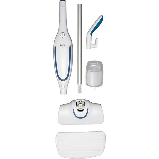 Mop cu aburi GORENJE SC1200W, 0.35l, 1200W, alb-albastru