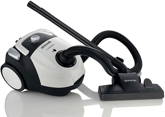 Aspirator cu sac GORENJE Compact XS VCEA11CXWII, 2l, 750W, 78dB, alb-negru
