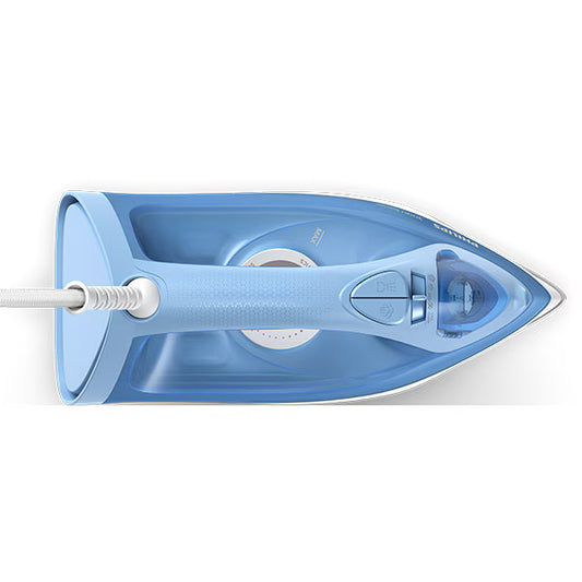 Fier de calcat PHILIPS Seria 3000 DST3020/20, 2200W, 160g/min, 300ml, talpa ceramica, albastru-alb