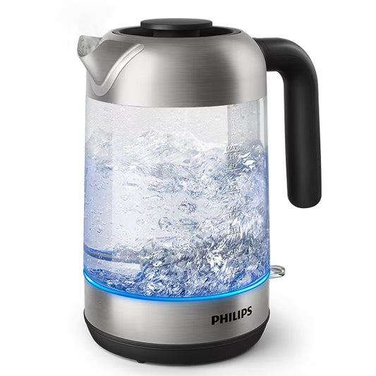 Fierbator apa PHILIPS Series 5000 HD933980, 1.7l, 2200W, argintiu-negru