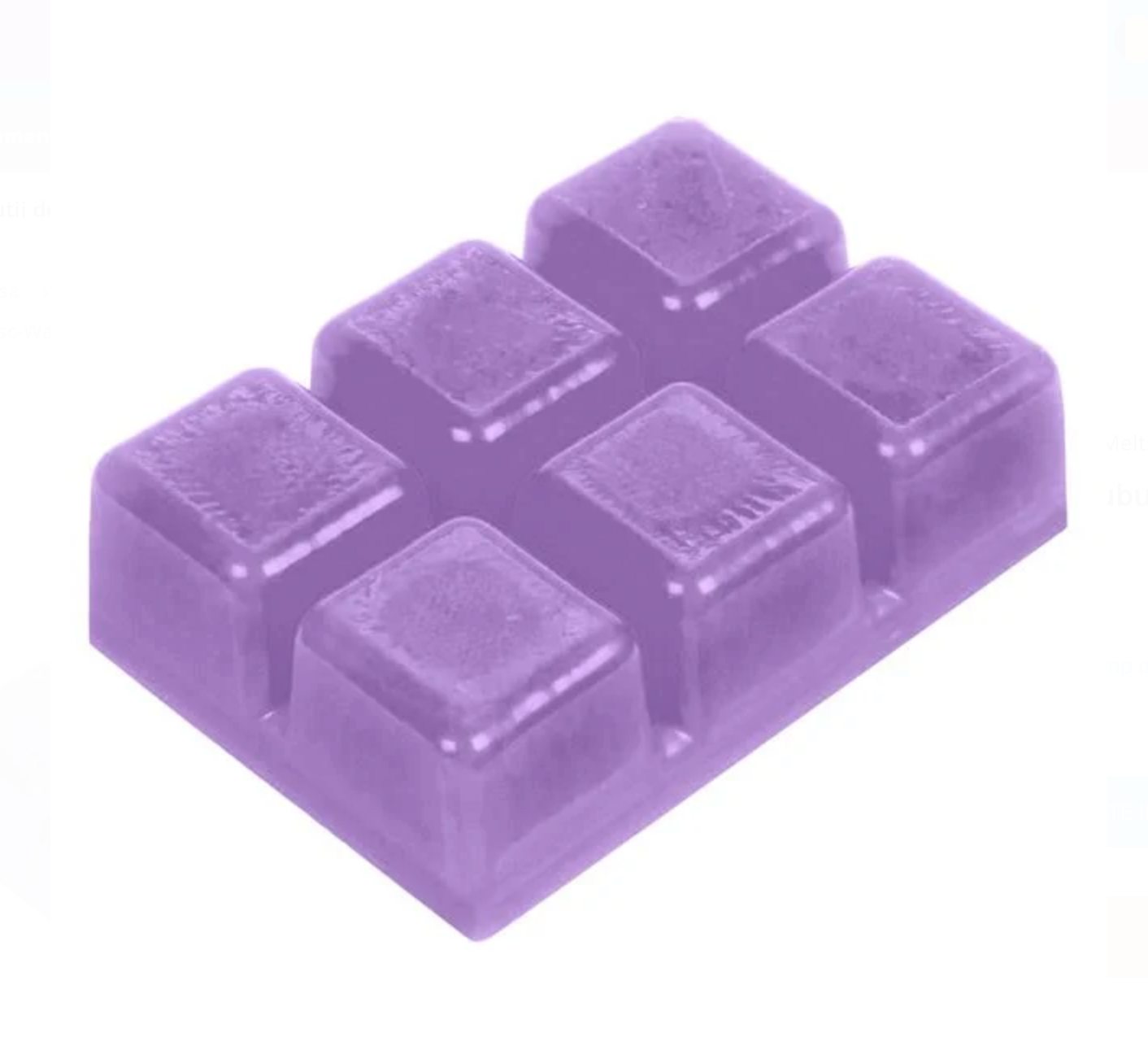 Wax Melt Cuburi Lila cu Aroma de Lavanda - 6buc