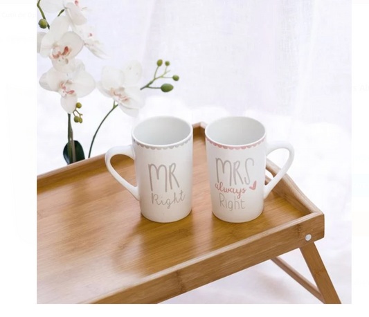 Set Cani New Bone Mr Right - Mrs Always Right 350ml - 2buc