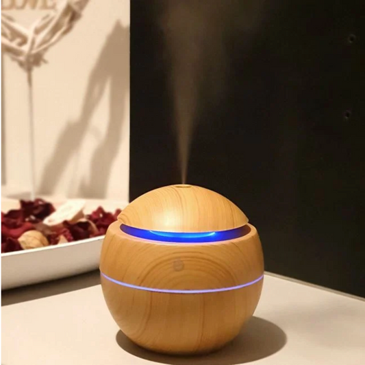 Difuzor Electric de Parfum Sfera cu LED Colorat pentru Camera 5V 130ml