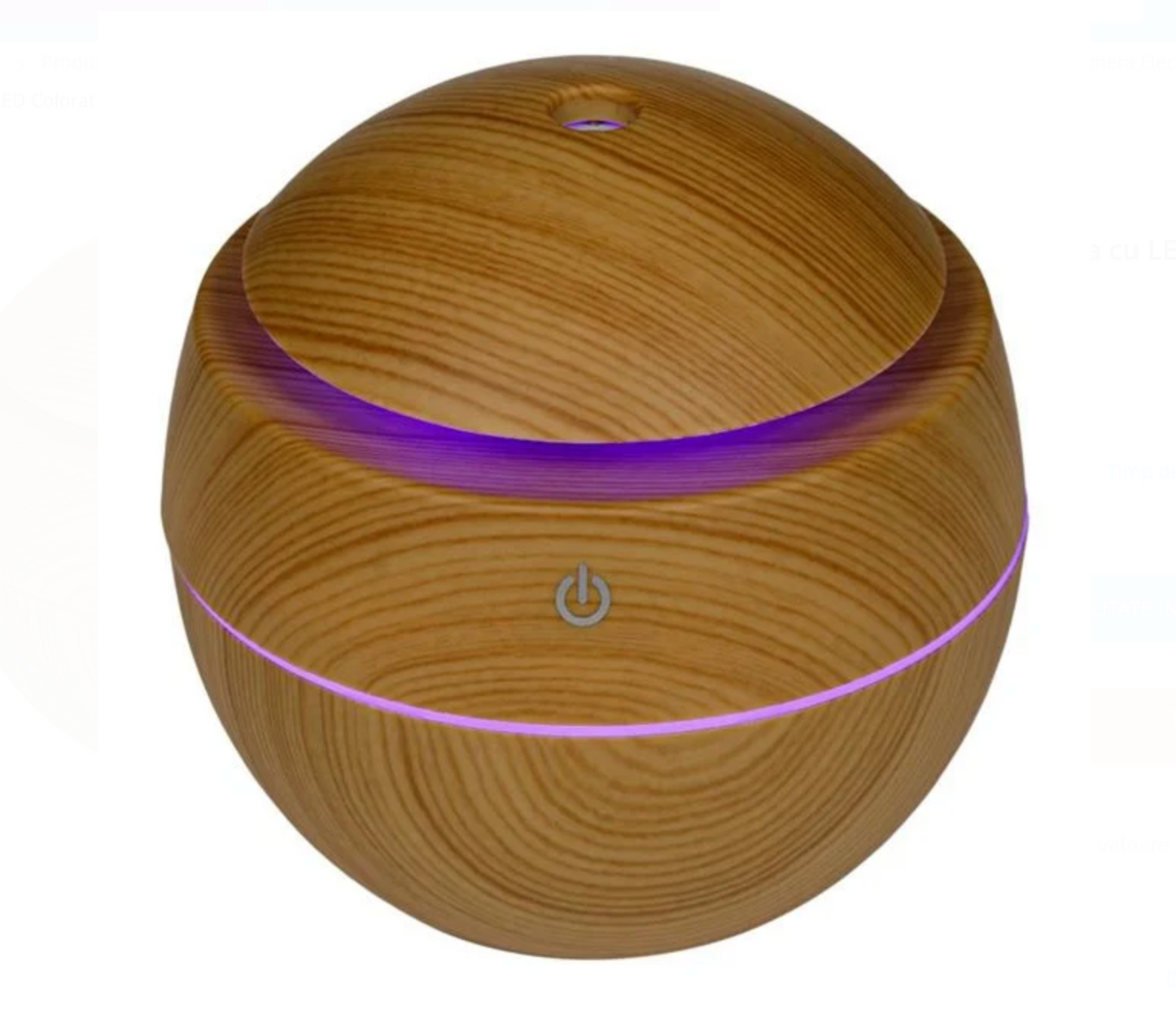 Difuzor Electric de Parfum Sfera cu LED Colorat pentru Camera 5V 130ml
