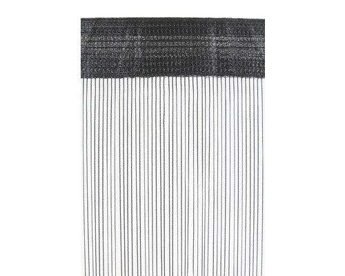 Perdea franjuri Mendola negru 100x200 cm