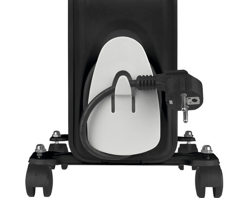 Calorifer electric Eurom 2000 W, 7 elemenți, negru