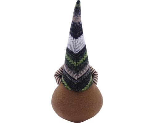Decorațiune Gnom Lafiora H 32 cm verde/albastru