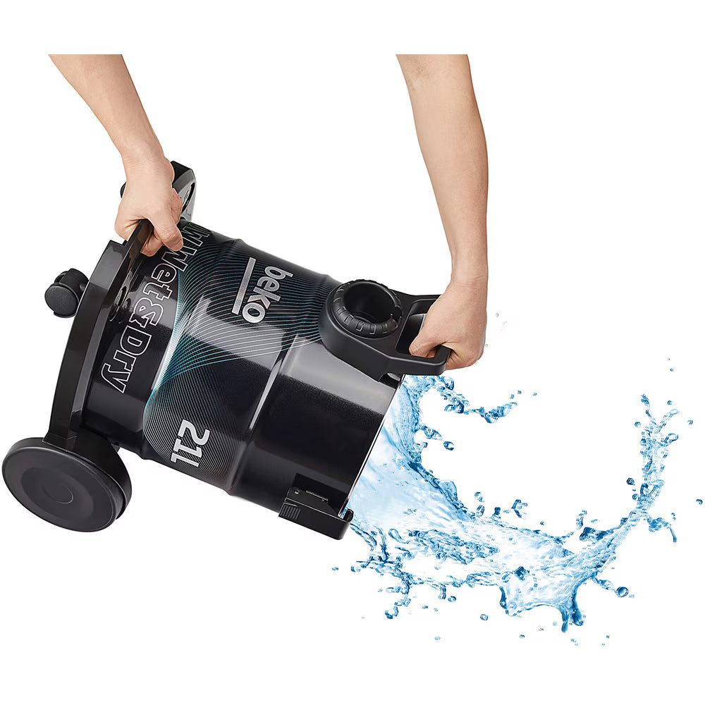 Aspirator multifunctional BEKO VCW41314WI, 21l, 1700W, 88db, negru-rosu