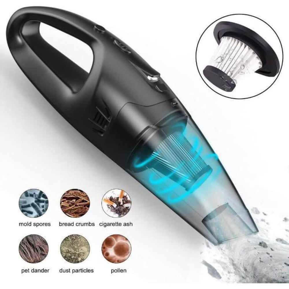 Aspirator auto ROLL FAST 21660R, 5V, 120W, negru