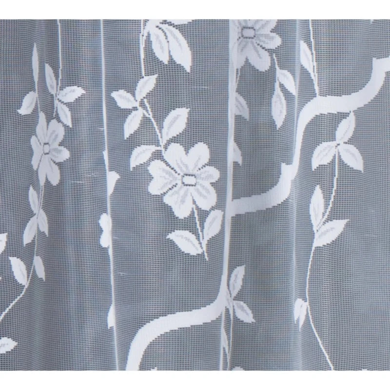 Perdea 300 x 150 cm, Gosia, cu broderie, alb