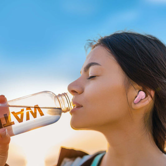 Casti PROMATE Lush, True wireless, Bluetooth, In-ear, Microfon, roz