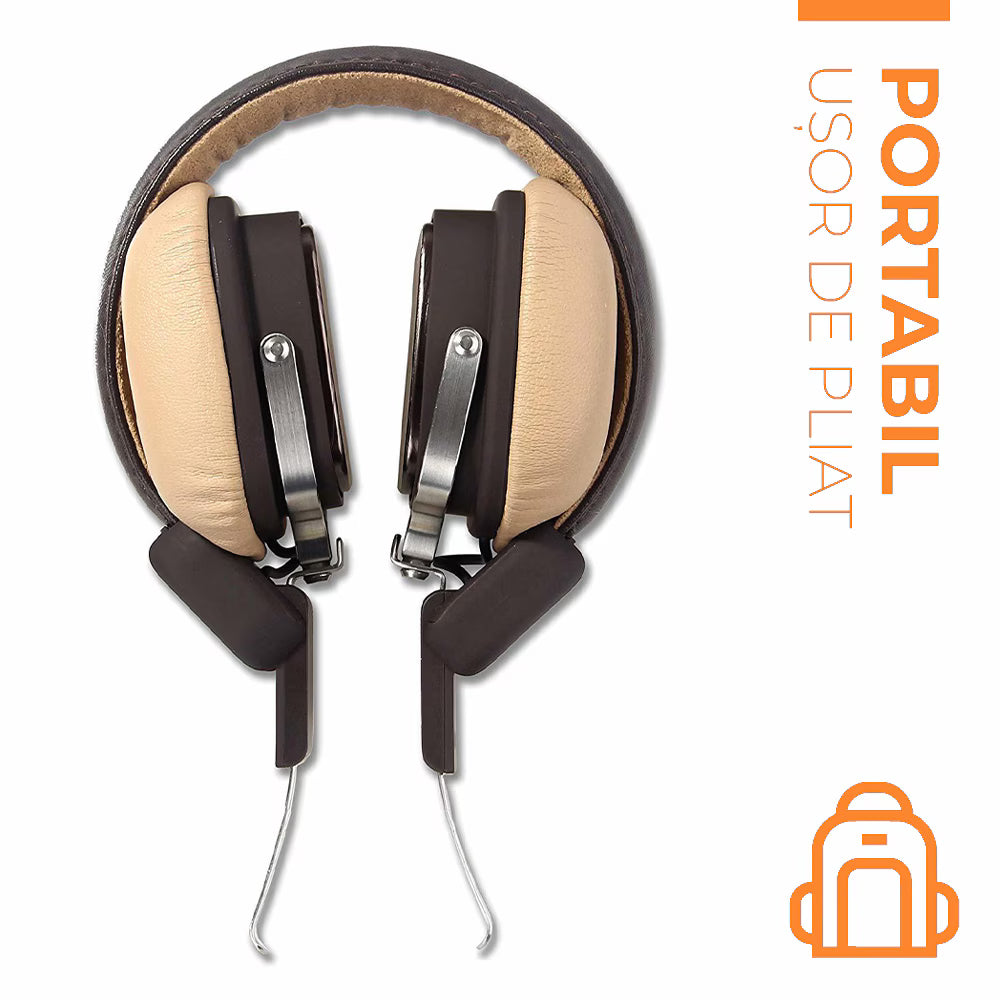 Casti boAt Rockerz 600, Bluetooth, On-ear, Microfon, maro