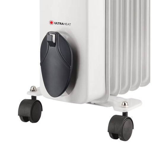 Calorifer electric DAEWOO DOH11W, 11 elementi, 3 trepte putere, 2500W, alb