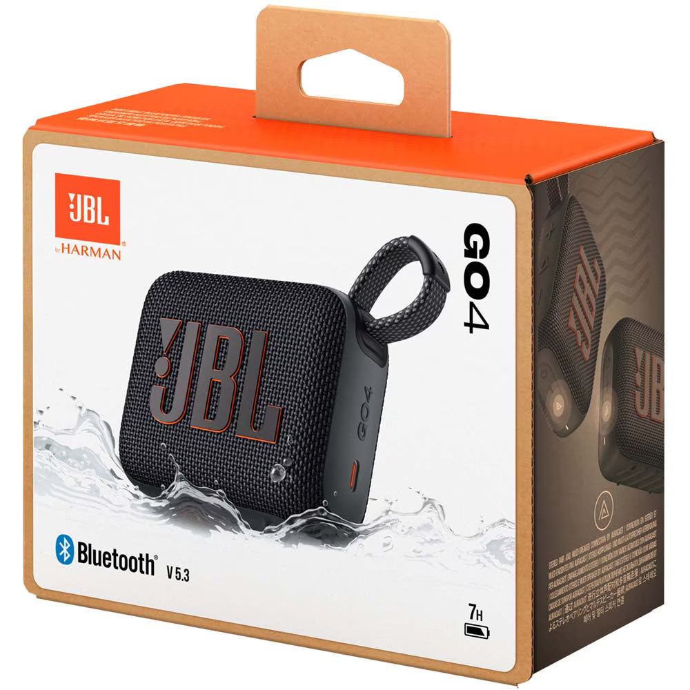 Boxa portabila JBL Go 4, Bluetooth, IP67, negru