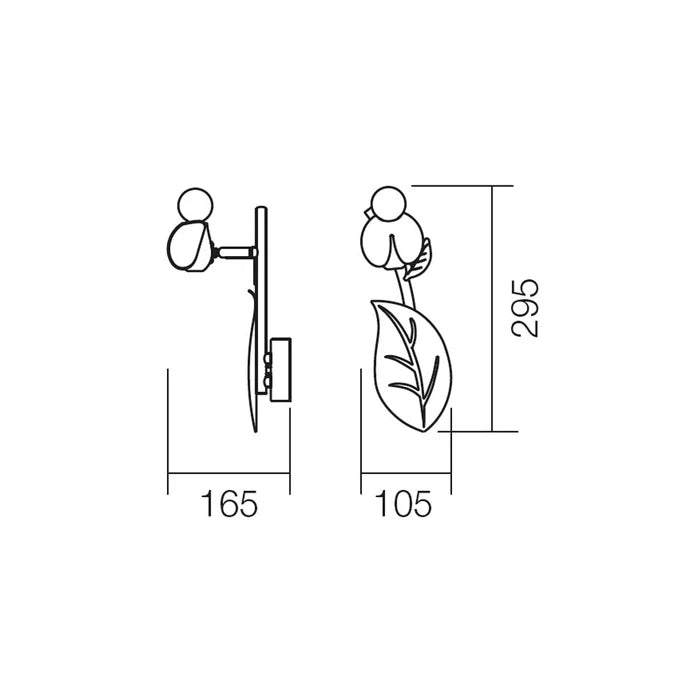 Aplica pentru copii Boo-Boo, 1 x E14, multicolor, modern