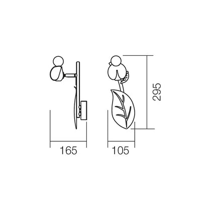 Aplica pentru copii Boo-Boo, 1 x E14, multicolor, modern