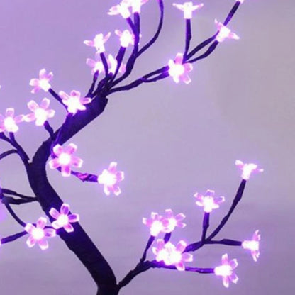 Decoratiune copac cu 48 LED-uri violet