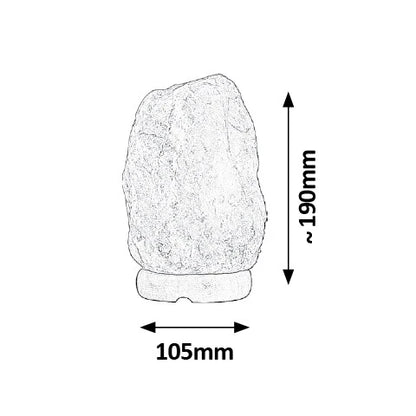 Veioza de sare Rocky, 1 x E14, 15 W