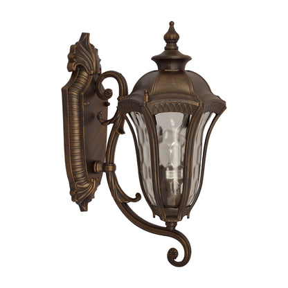 Aplica exterior Baltimore, 1 x E27, maro, vintage