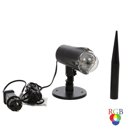 Proiector LED Craciun, interior + exterior, Hoff, lumina RGB