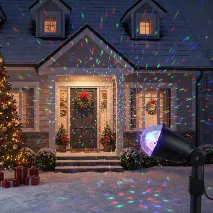 Proiector LED Craciun, interior + exterior, Hoff, lumina RGB