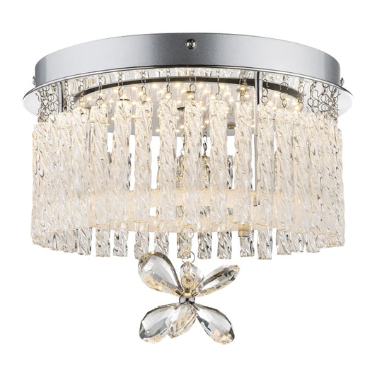 Plafoniera LED Mathilda, 12 W, cristale K9, clasic