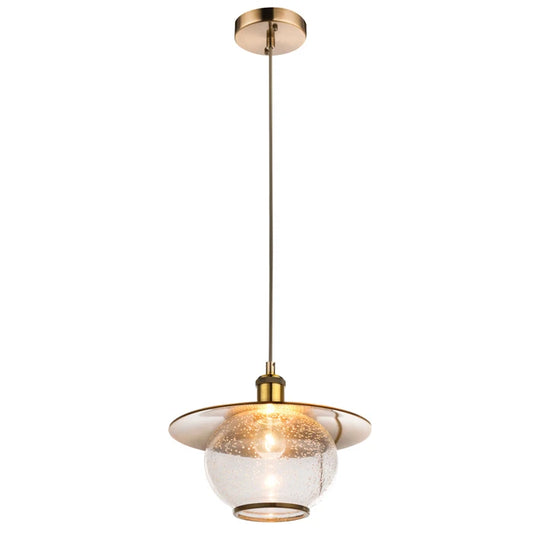 Pendul Frei, 1 x E27, D 300 mm, bronz, modern