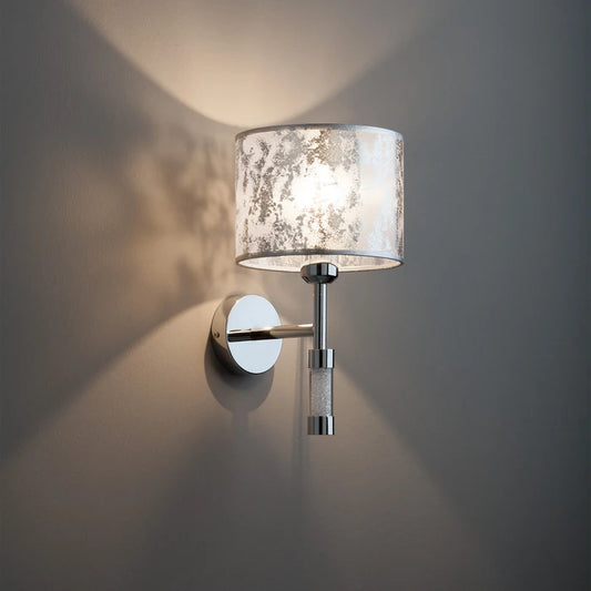 Aplica Astrid, 1 x E27, argintie, modern