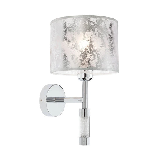 Aplica Astrid, 1 x E27, argintie, modern