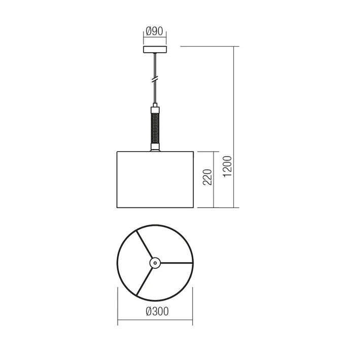 Pendul Astrid, 1 x E27, argintiu, modern