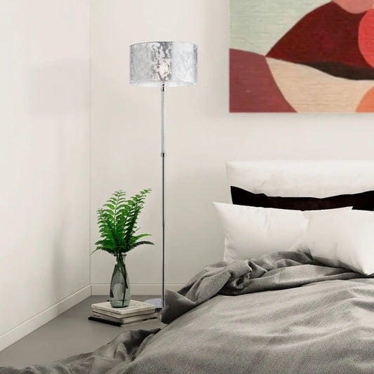 Lampadar Astrid, 1 x E27, 1520 mm, argintiu, modern