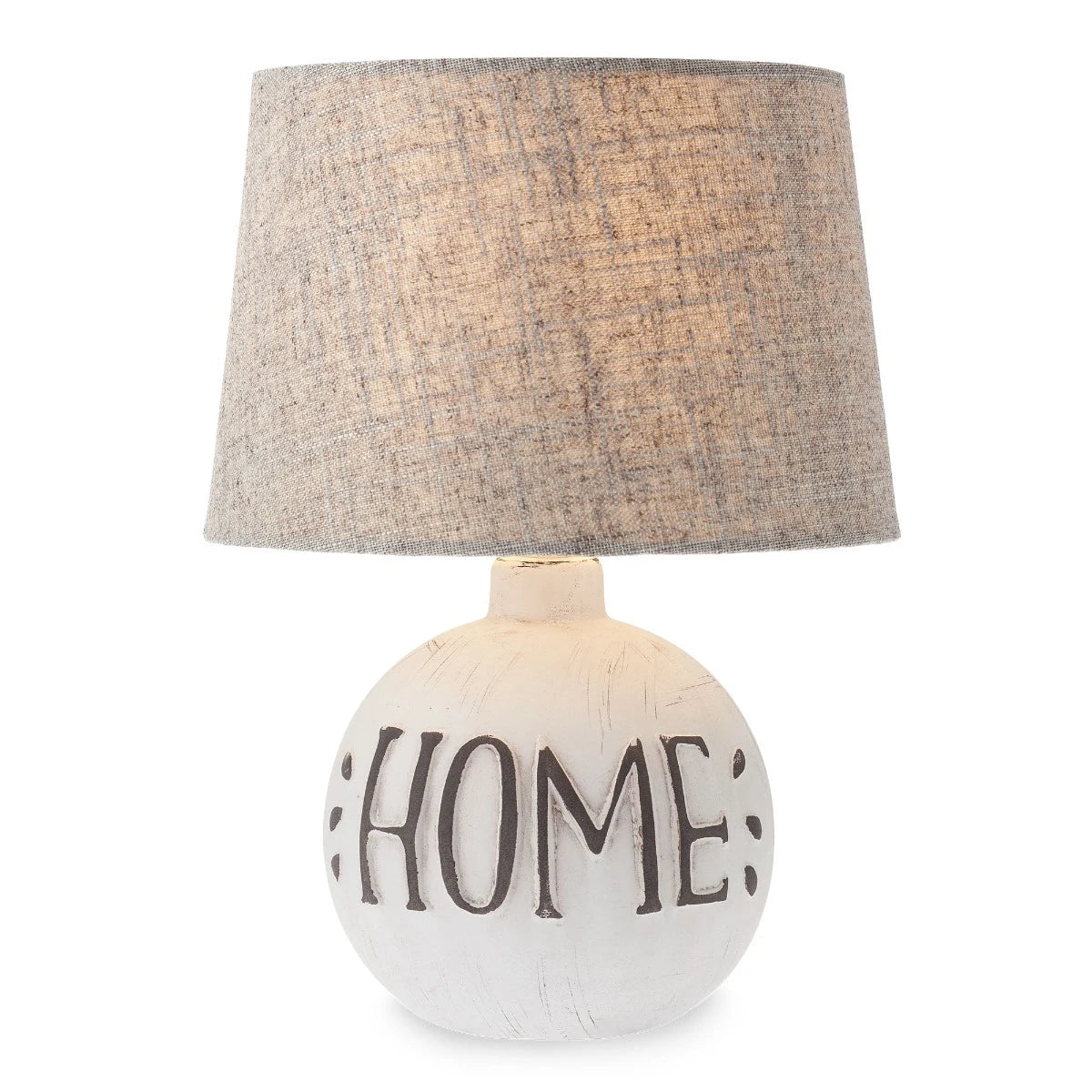 Veioza Home, 1 x E14, bej + alb, modern