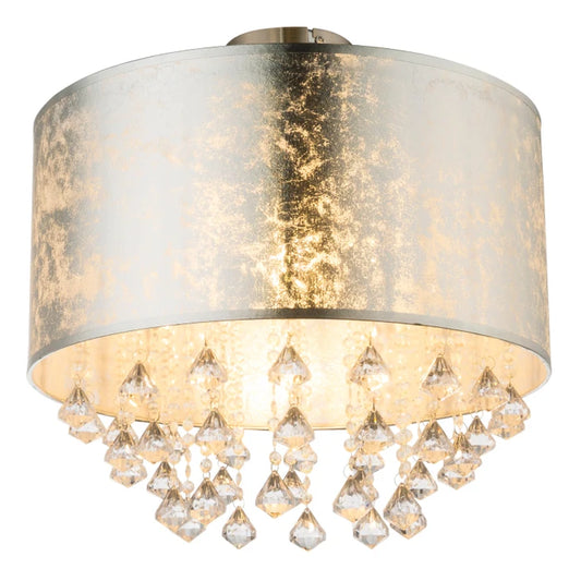 Plafoniera Amy, 1 x E27, argintiu, modern