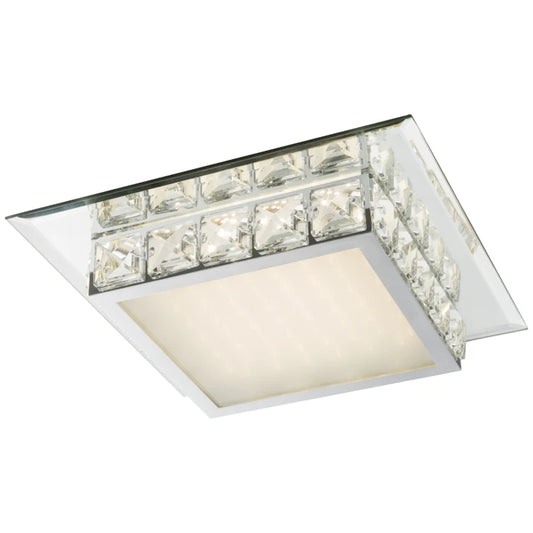 Plafoniera LED Margo, 18 W, cristale K5 transparente, clasic