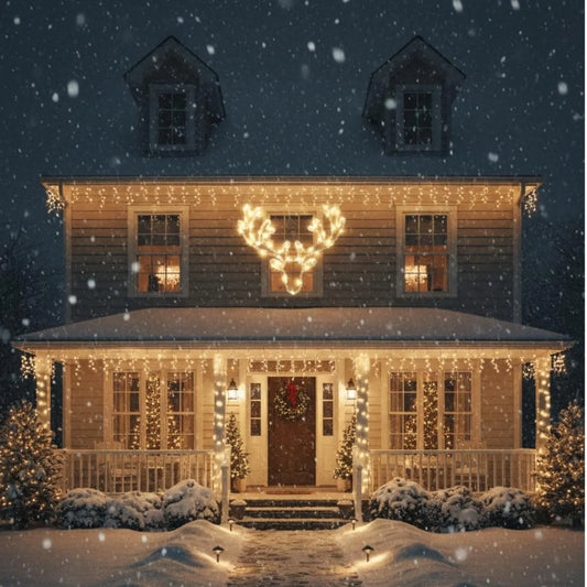 Decoratiune Craciun exterior ren acrilic